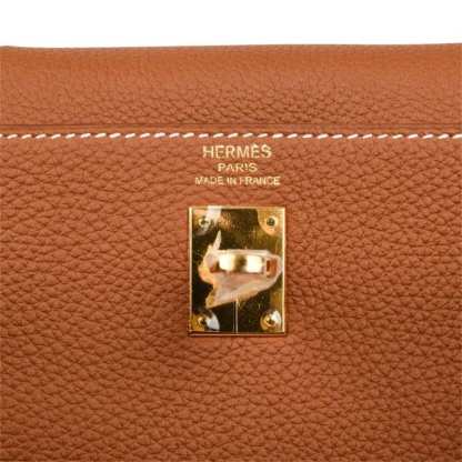 Kelly 25 Retourne Bag Coveted Gold Togo Gold Hardware