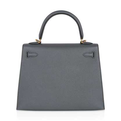 Kelly Sellier 25 Bag Vert Amande Gold Hardware Epsom Leather
