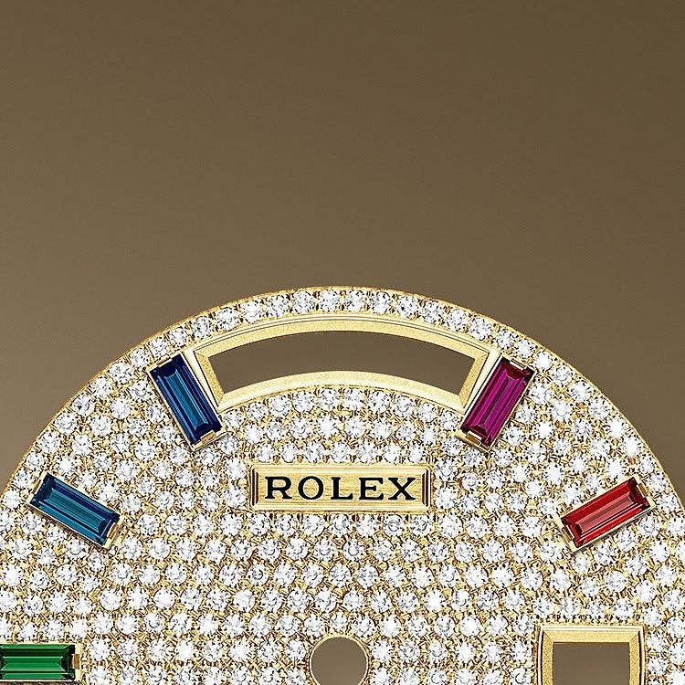 LOVE BRACELET, CLASSIC MODEL, 4 DIAMONDS & ROLEX DAY-DATE