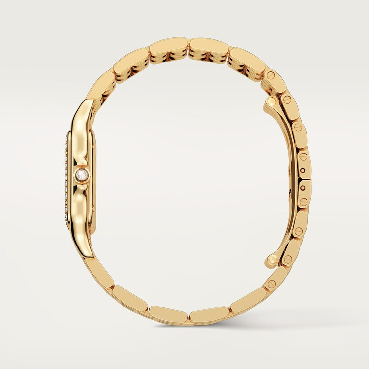 3‑Piece Carthttier Stack –Panthère, Yellow Gold, Diamonds