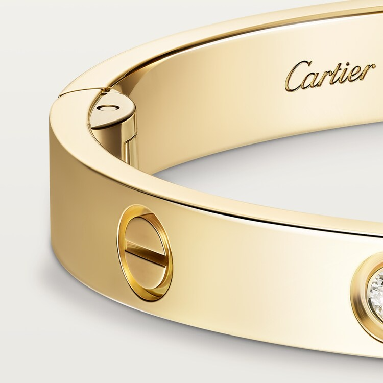 LOVE BRACELET CLASSIC MODEL, 10 DIAMONDS & LOVE BRACELET CLASSIC MODEL, 4 DIAMONDS