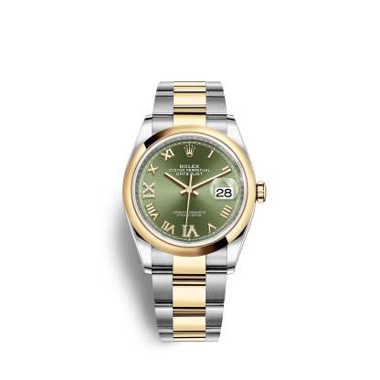 Datejust 36, 18k Yellow Gold and Stainless Steel, 36mm, Ref# 126203-0026