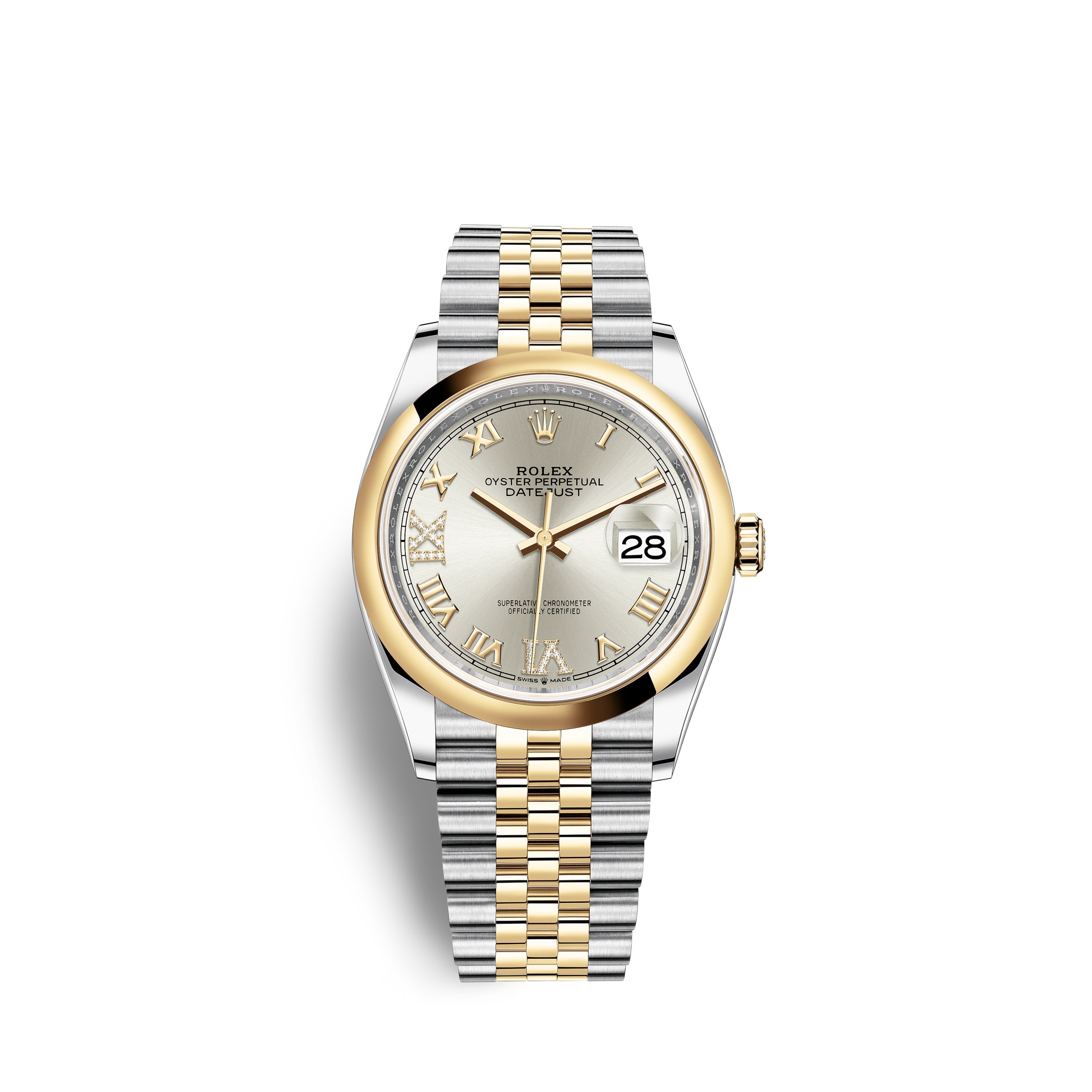 Datejust 36, 18k Yellow Gold and Stainless Steel, 36mm, Ref# 126203-0031