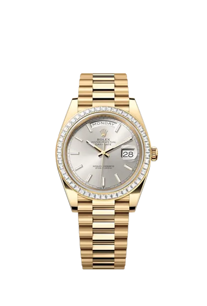 LOVE BRACELET, CLASSIC MODEL, 4 DIAMONDS & DAY-DATE 40