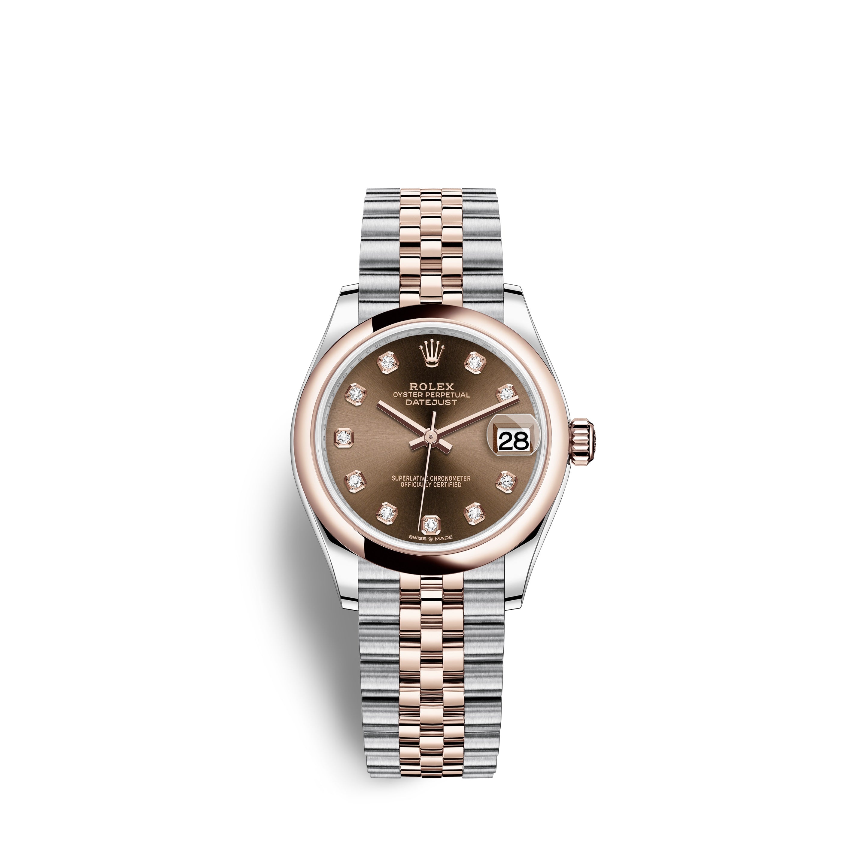 Datejust 31, Oystersteel and Everose gold, Ref# 278241-0028