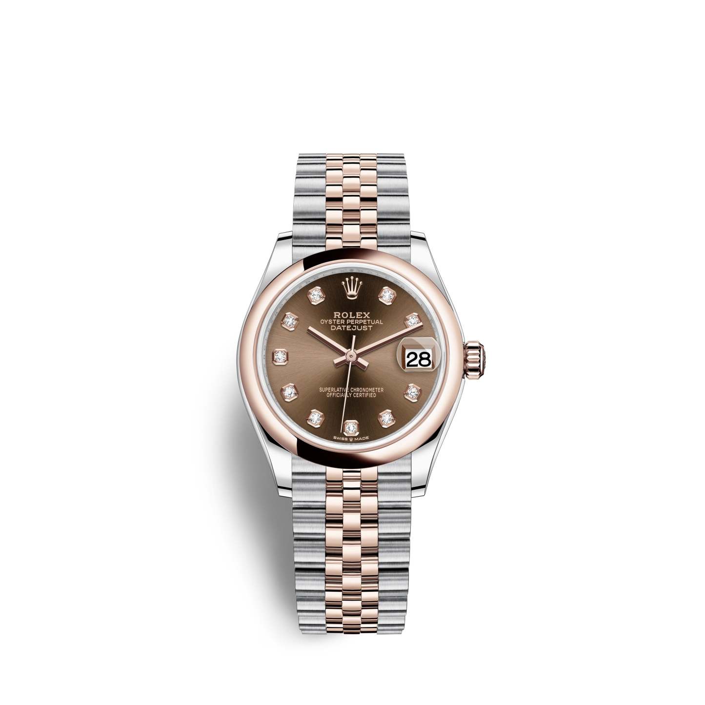 Datejust 31, Oystersteel and Everose gold, Ref# 278241-0028