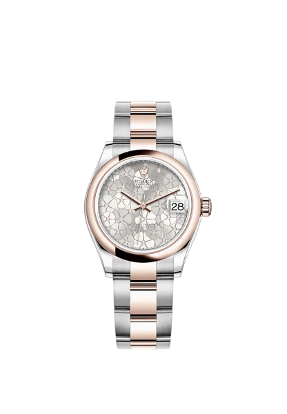 Datejust 31mm, Oystersteel and 18k Everose Gold and Diamonds, Ref# 278241-0031