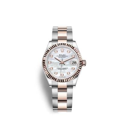 Datejust 31, Oystersteel and 18k Everose Gold, Ref#278271-0025
