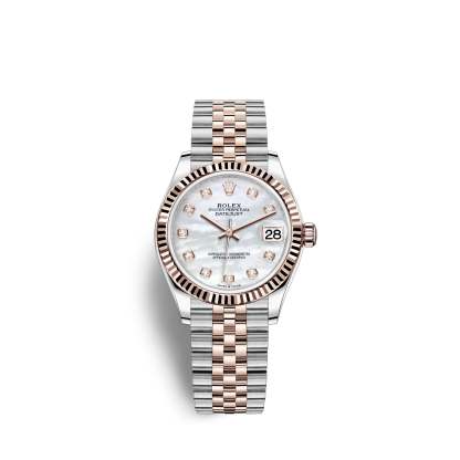 Datejust 31, Oystersteel and 18k Everose Gold, Ref#278271-0026