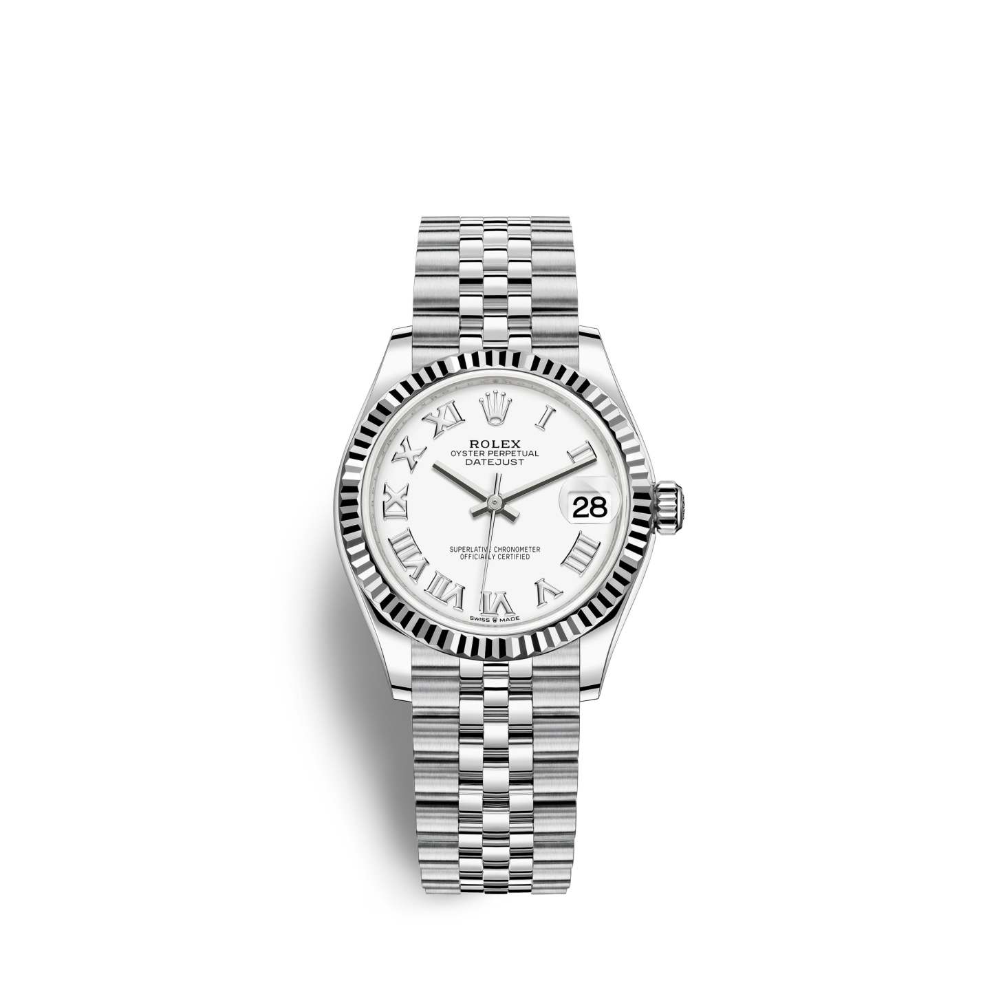 Datejust 31, Oystersteel and 18k White Gold, Ref# 278274-0010