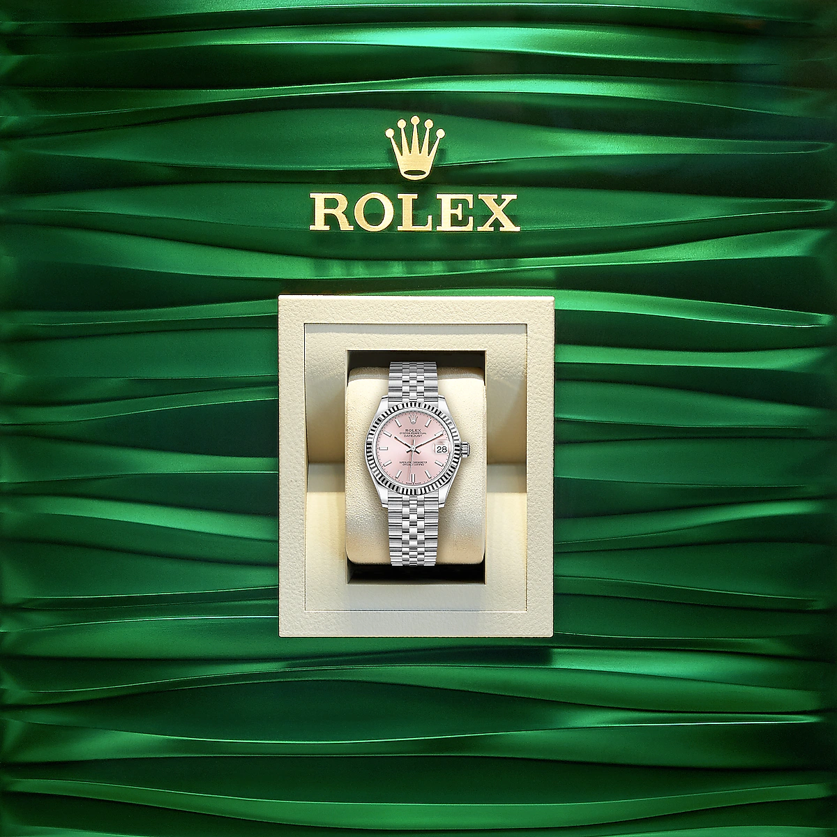 Datejust 31, Oystersteel and 18k White Gold, Ref# 278274-0014