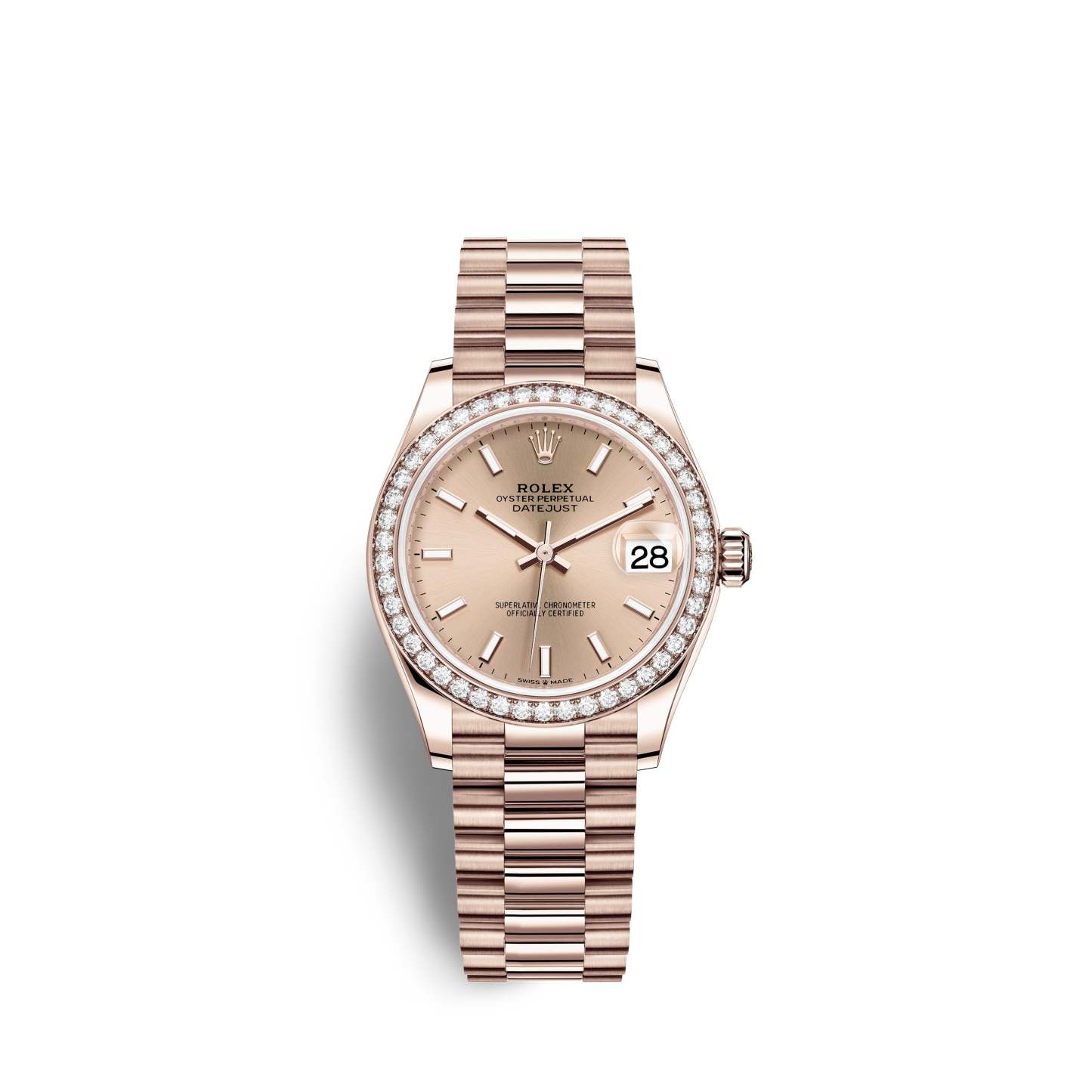 Datejust 31, 18kt Everose Gold, Ref# 278285RBR-0018