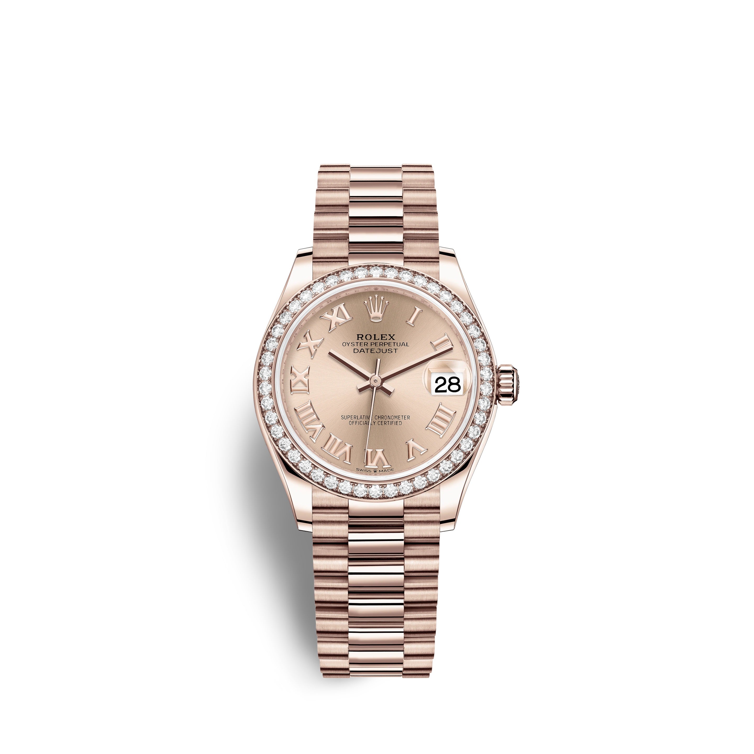 Datejust 31, 18kt Everose Gold, Ref# 278285RBR-0029
