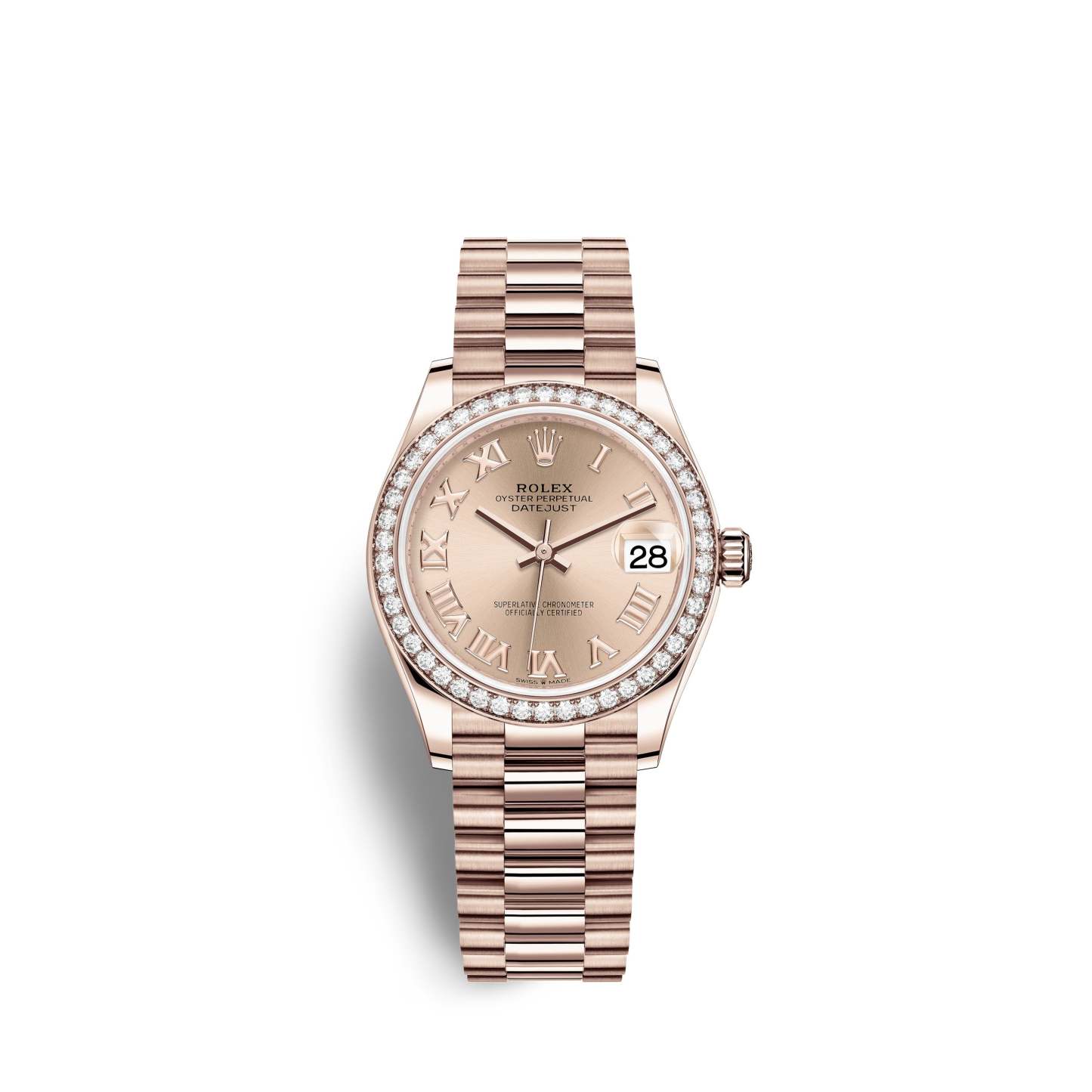 Datejust 31, 18kt Everose Gold, Ref# 278285RBR-0029