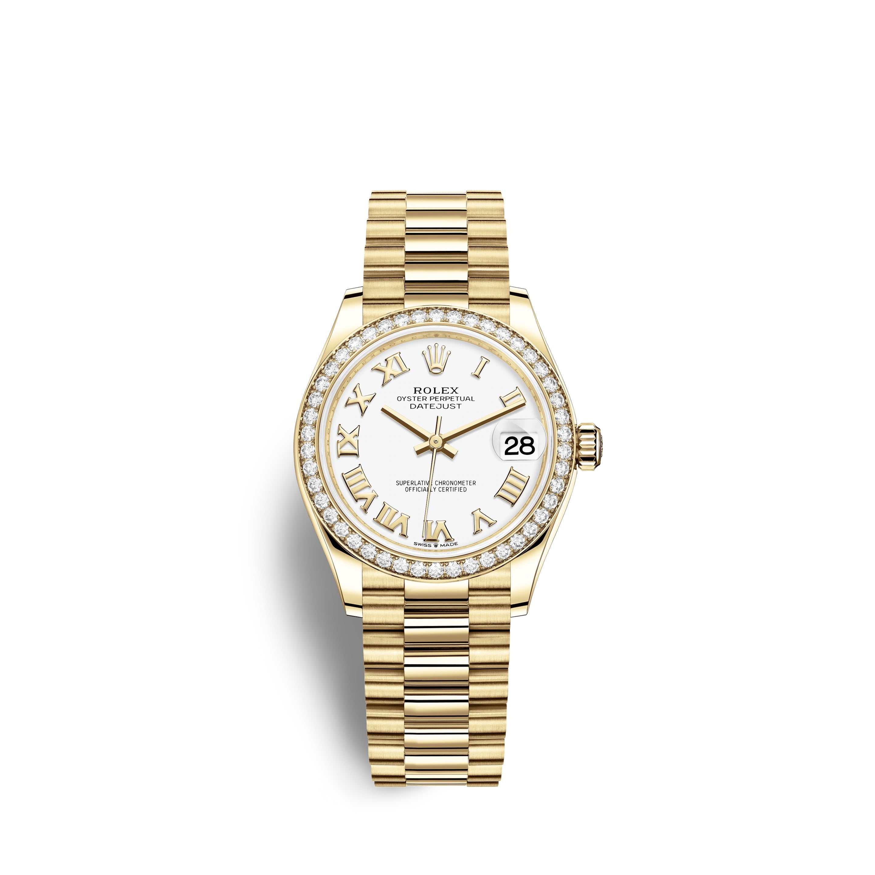 Datejust 31, 18kt Yellow Gold, Ref# 278288RBR-0009