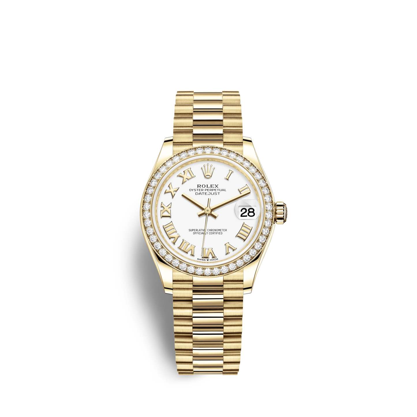 Datejust 31, 18kt Yellow Gold, Ref# 278288RBR-0009