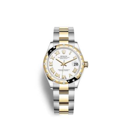 Datejust 31, Oystersteel, 18kt Yellow Gold and diamonds, Ref# 278343RBR-0001
