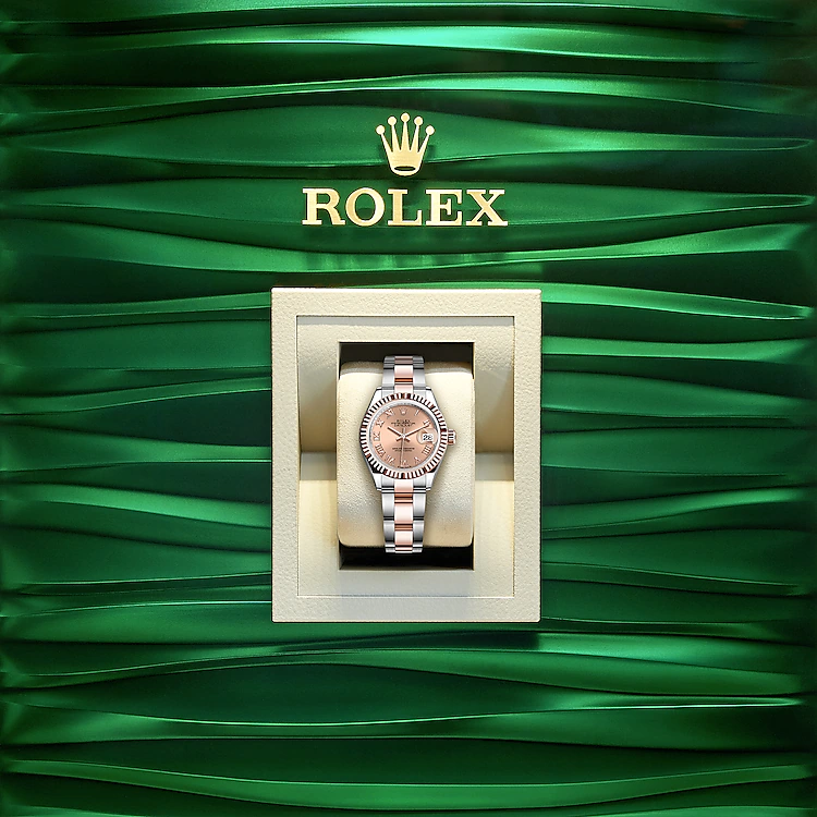 Lady-Datejust 28, Oystersteel and 18k Everose Gold, Ref# 279171-0026