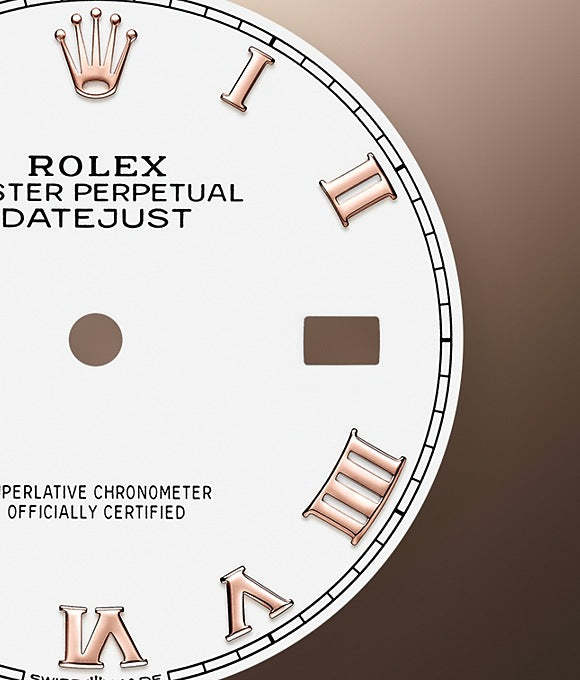 Datejust 36 Oystersteel and Everose gold Ref# 126281RBR-0004