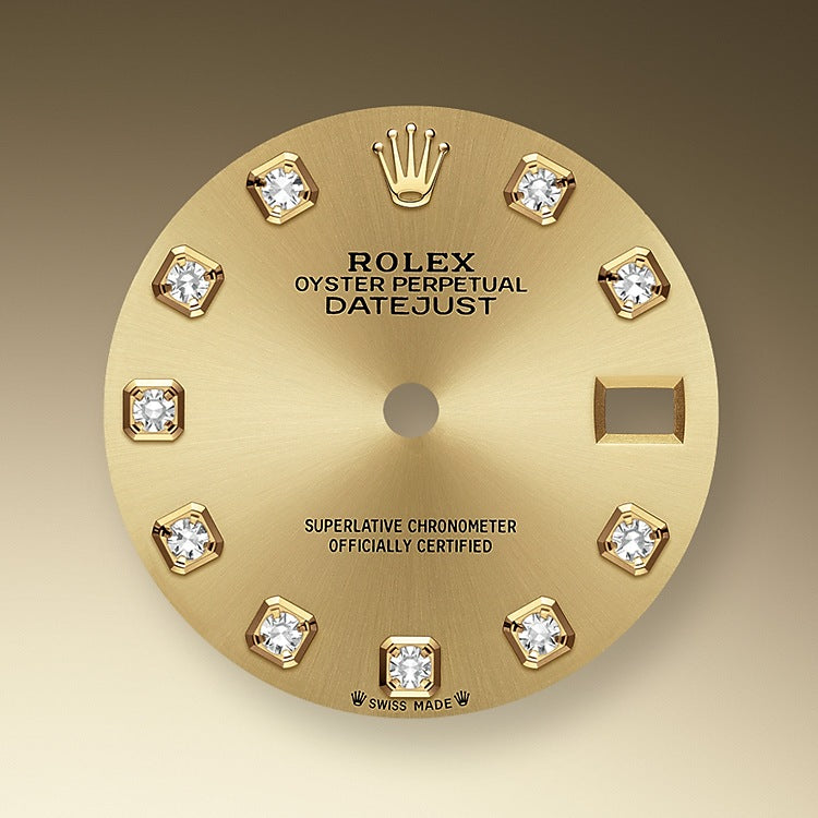 Lady-Datejust 28, 18kt Yellow Gold and diamonds, Ref# 279138RBR-0024