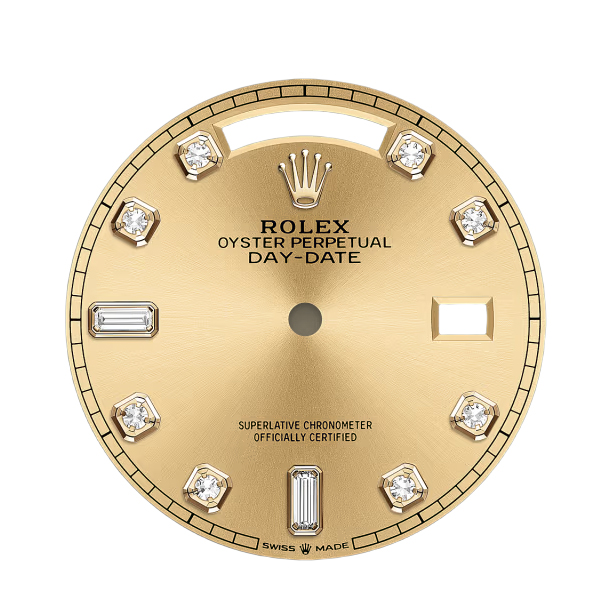 Rothtlex Day-Date 36  Oyster, 36 mm, yellow gold m128238-0008