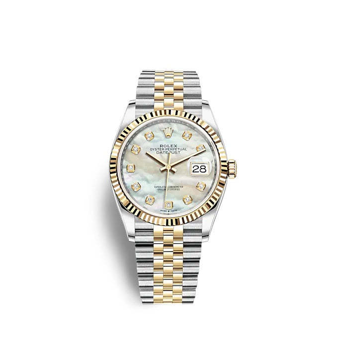 Datejust 36 Oystersteel and yellow gold Ref# 126233-0023