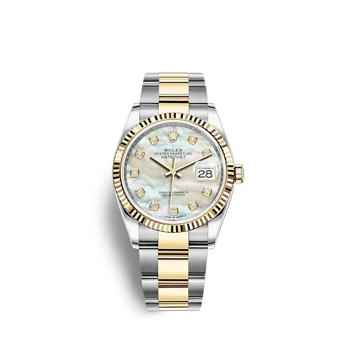 Datejust 36 Oystersteel and yellow gold Ref# 126233-0024