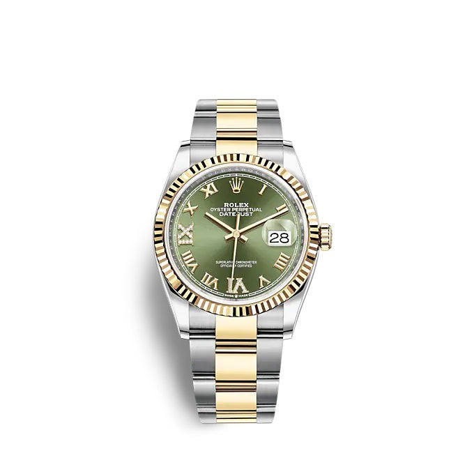 Datejust 36 Oystersteel and yellow gold Ref# 126233-0026
