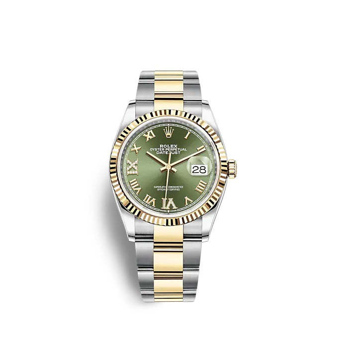 Datejust 36 Oystersteel and yellow gold Ref# 126233-0026