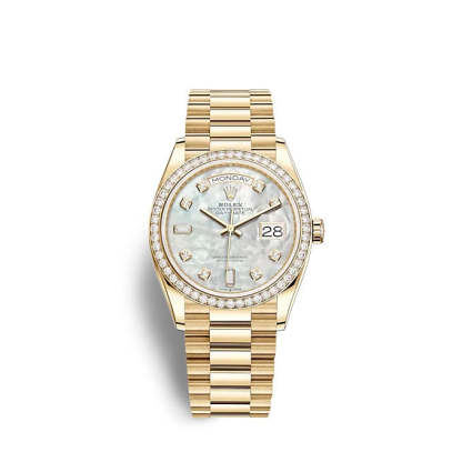 Day-Date 36 Yellow gold Ref# 128348RBR-0017
