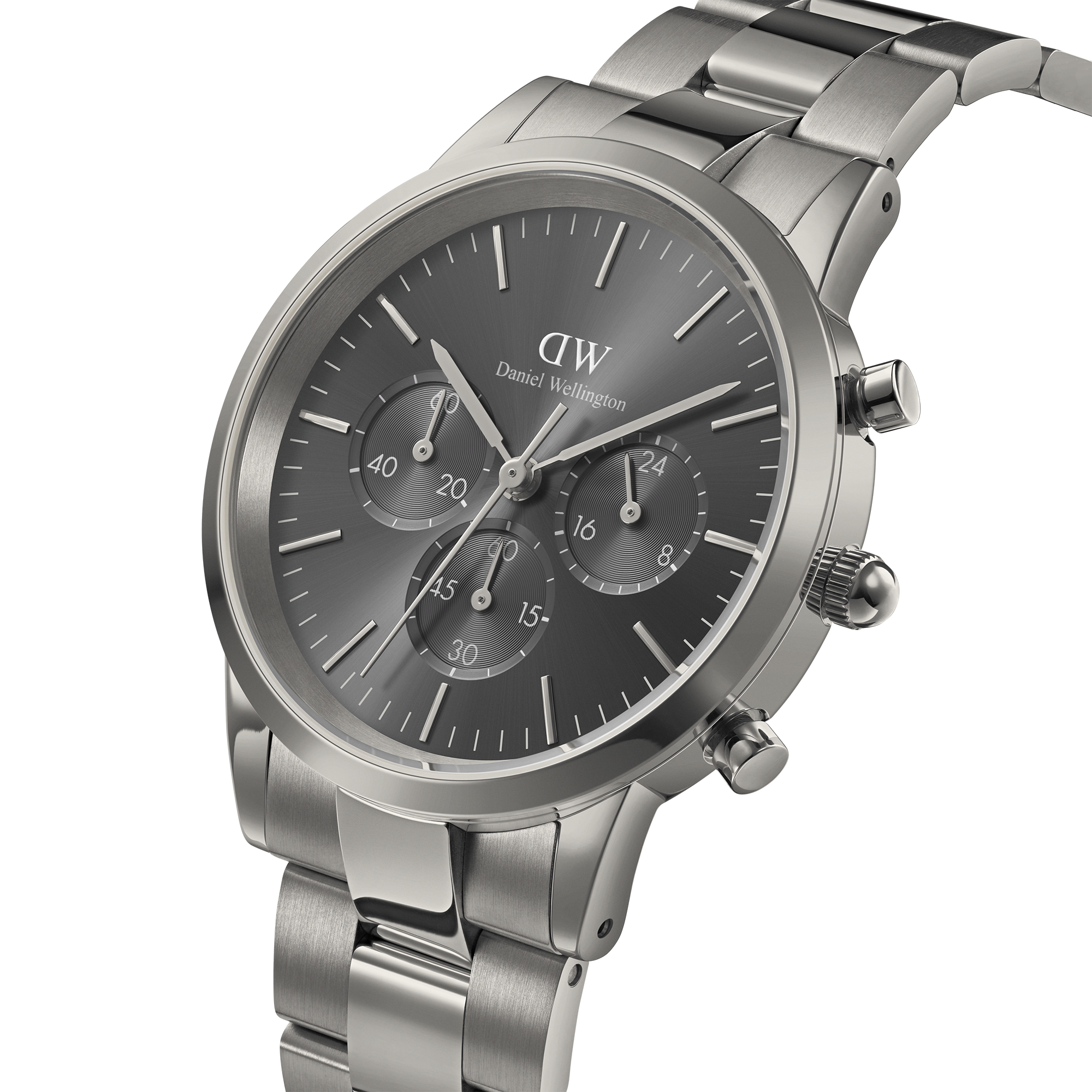 Iconic Chronograph Link Graphite GM