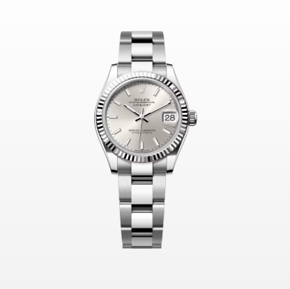 Datejust 31 Silver Index Dial Fluted Bezel Women's Watch 278274-0011