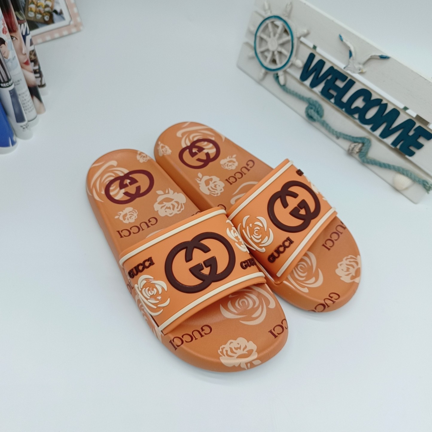 Women Supreme Sheepskin Platform Slides