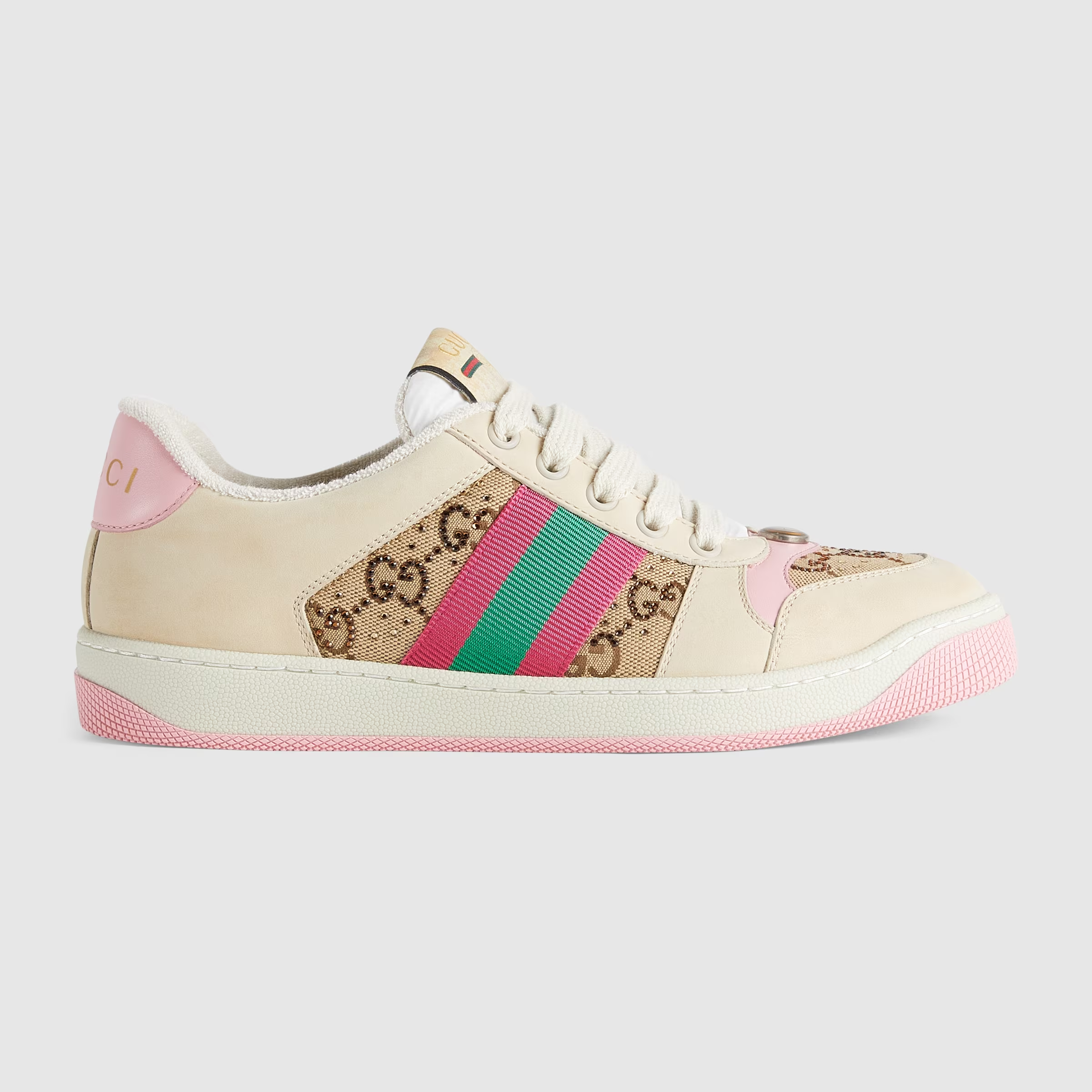 WOMEN'S SCREENER SNEAKER WITH CRYSTALS