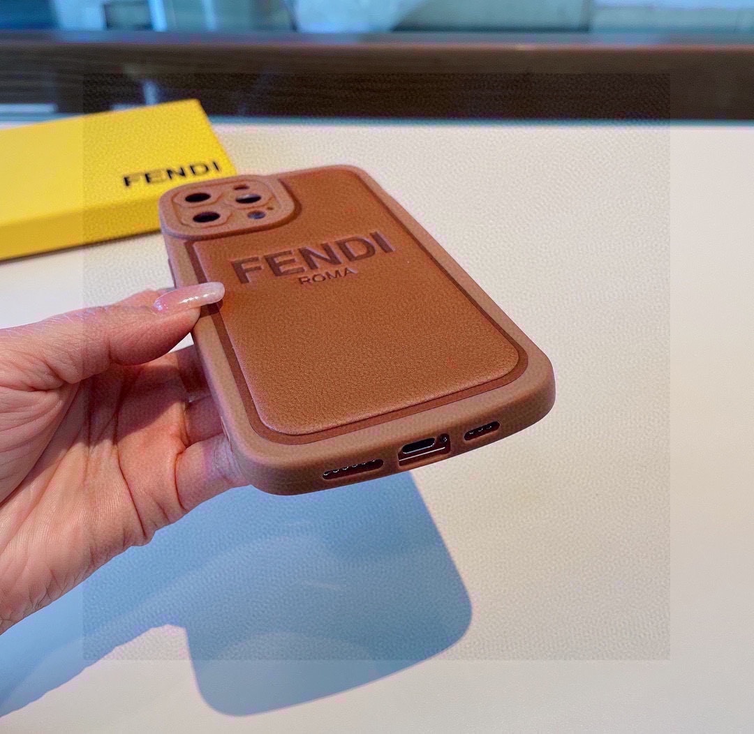 Embossed leather full cover mobile phone case