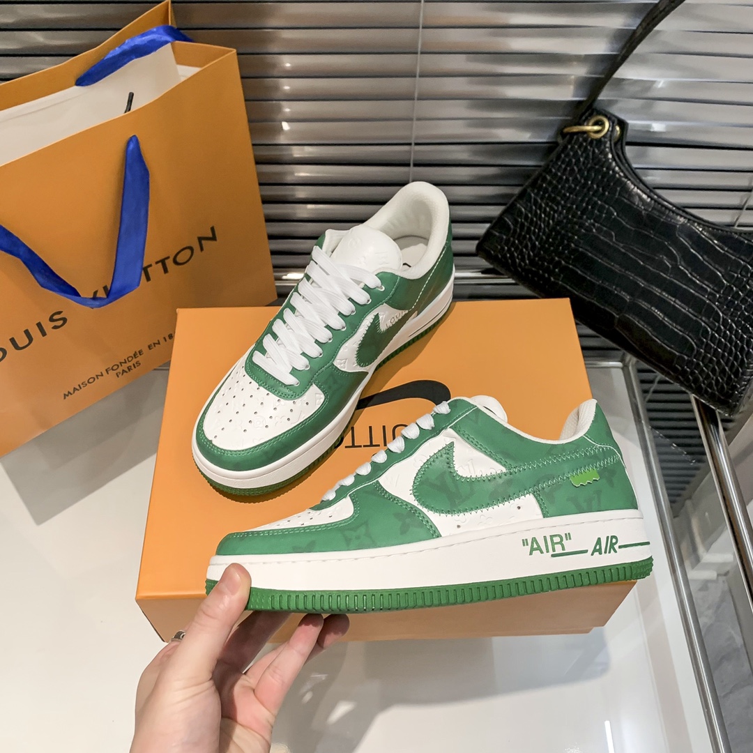 Air Force 1 Low "Virgil Abloh - White/Green" sneakers