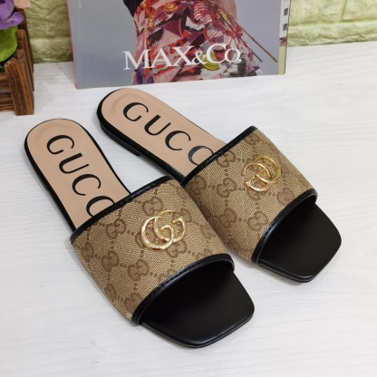 WOMEN'S SLIDE WITH DOUBLE G