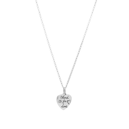 Women's Jewellery Blind For Love Necklace in Silver