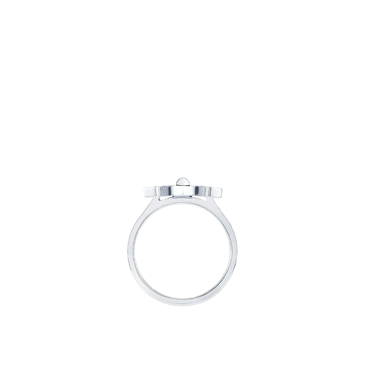 Star Blossom Ring, White Gold And Diamonds