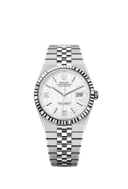 Land-Dweller 40, Oyster, 40 mm, Oystersteel and white gold  Reference 127334