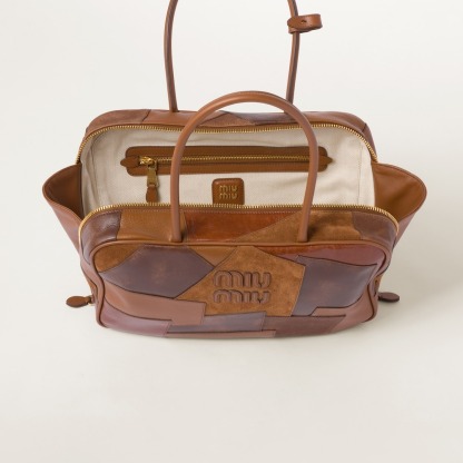 Leather patchwork Beau bag