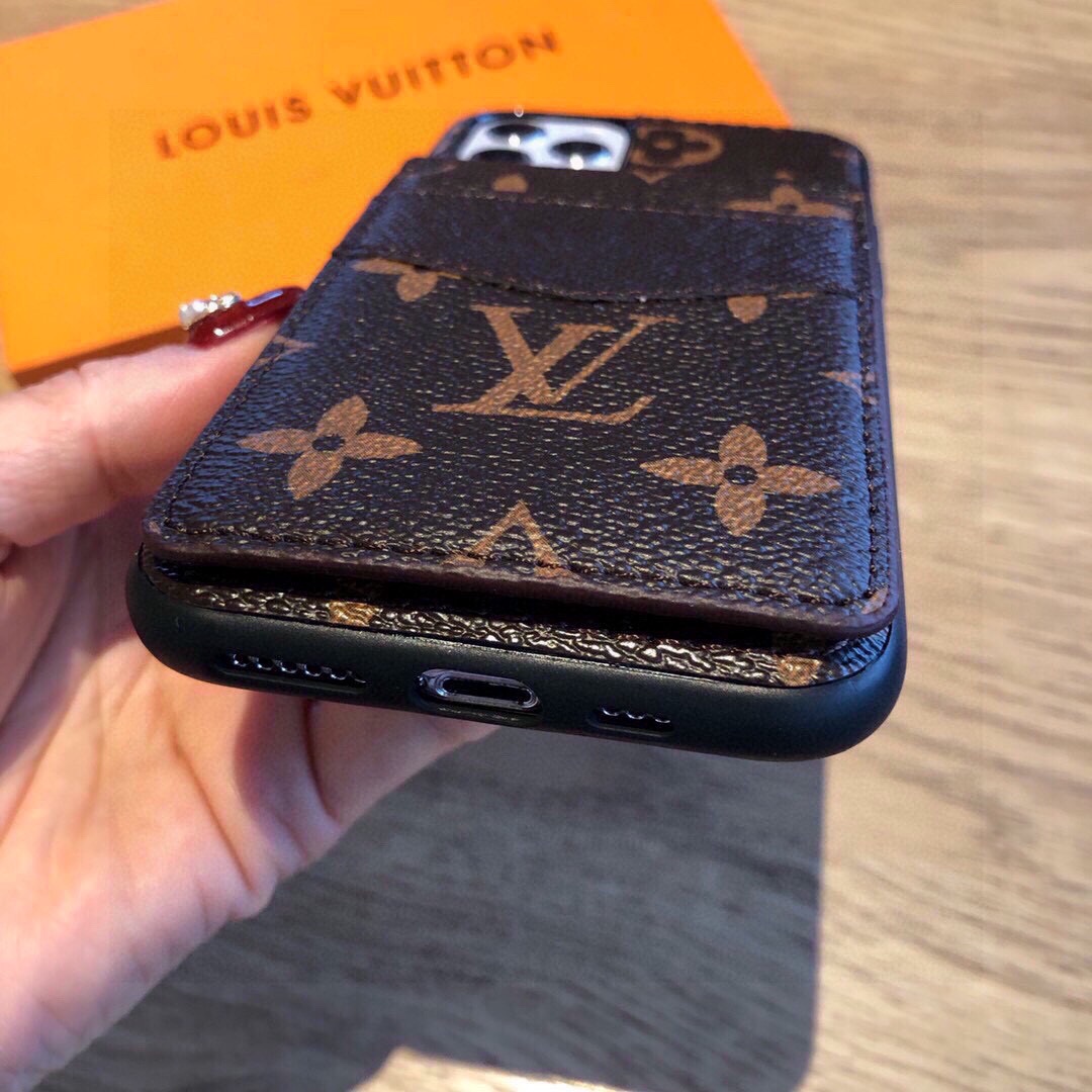 Up and down card holder mobile phone case