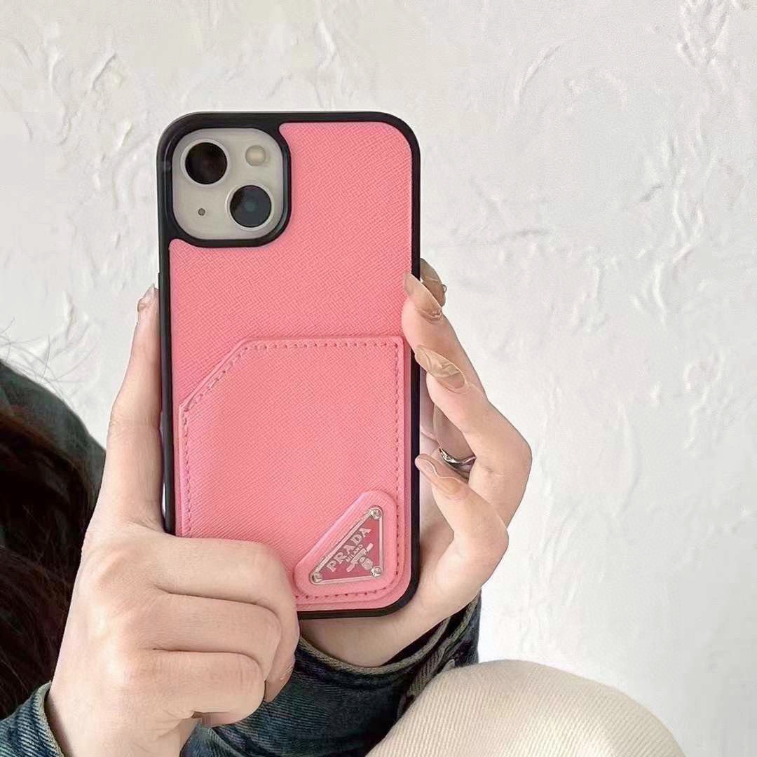 Crossgrain card pocket phone case