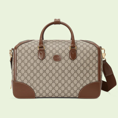 DUFFLE BAG WITH INTERLOCKING G