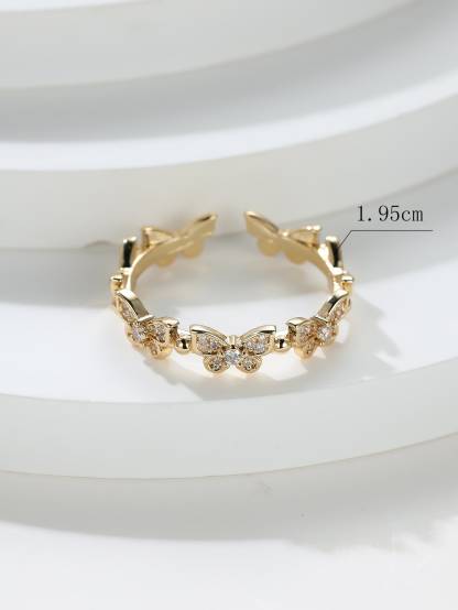 Butterfly Decor Cuff Ring