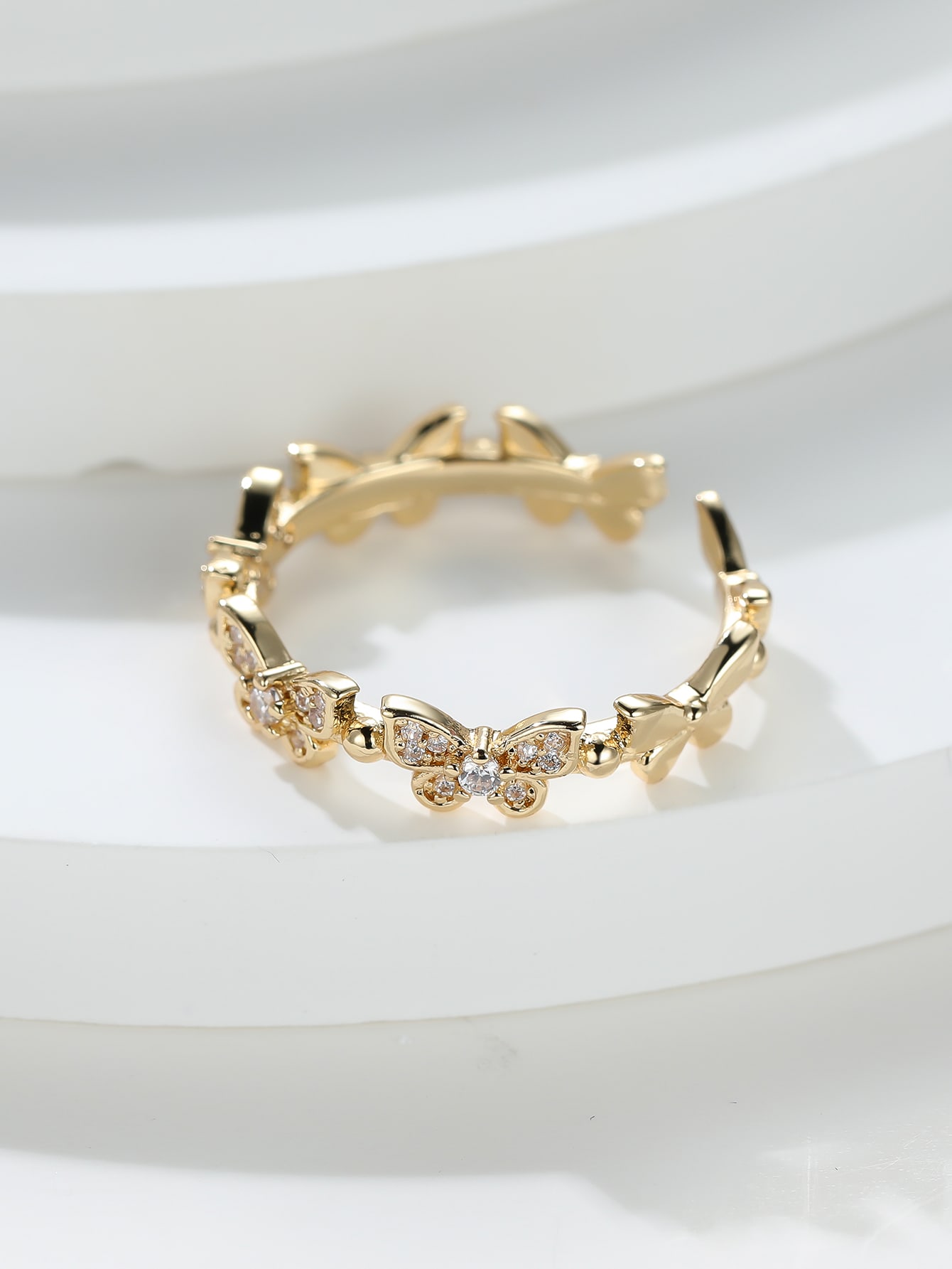 Butterfly Decor Cuff Ring