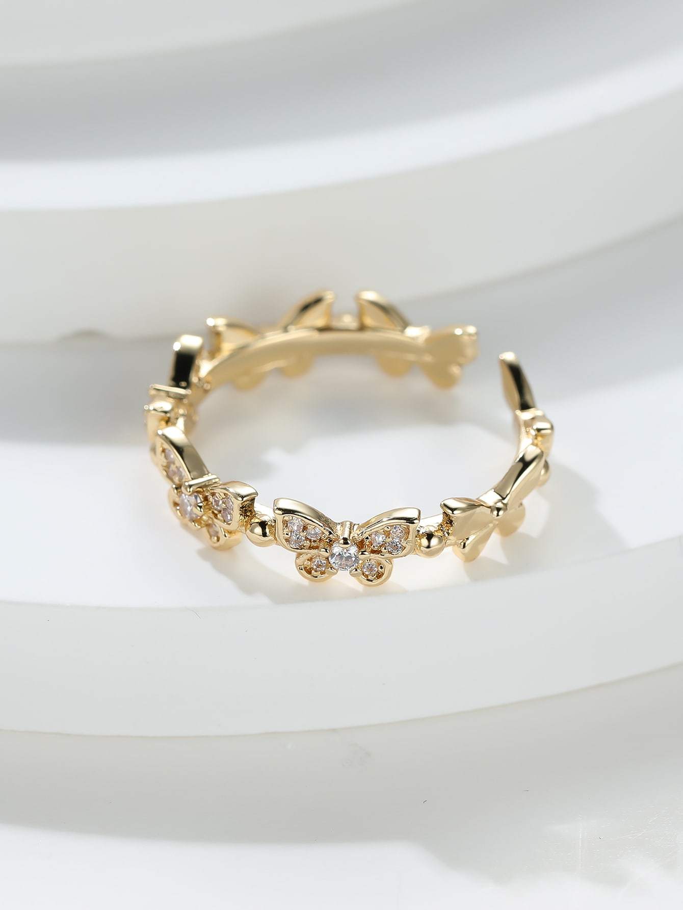 Butterfly Decor Cuff Ring