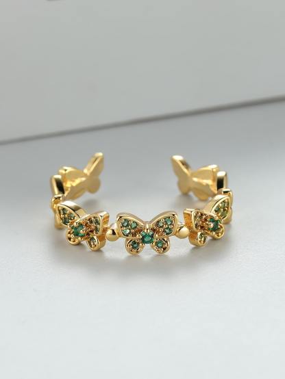 Butterfly Decor Cuff Ring