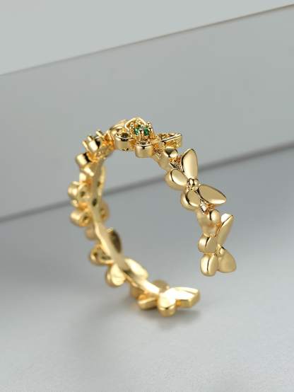 Butterfly Decor Cuff Ring