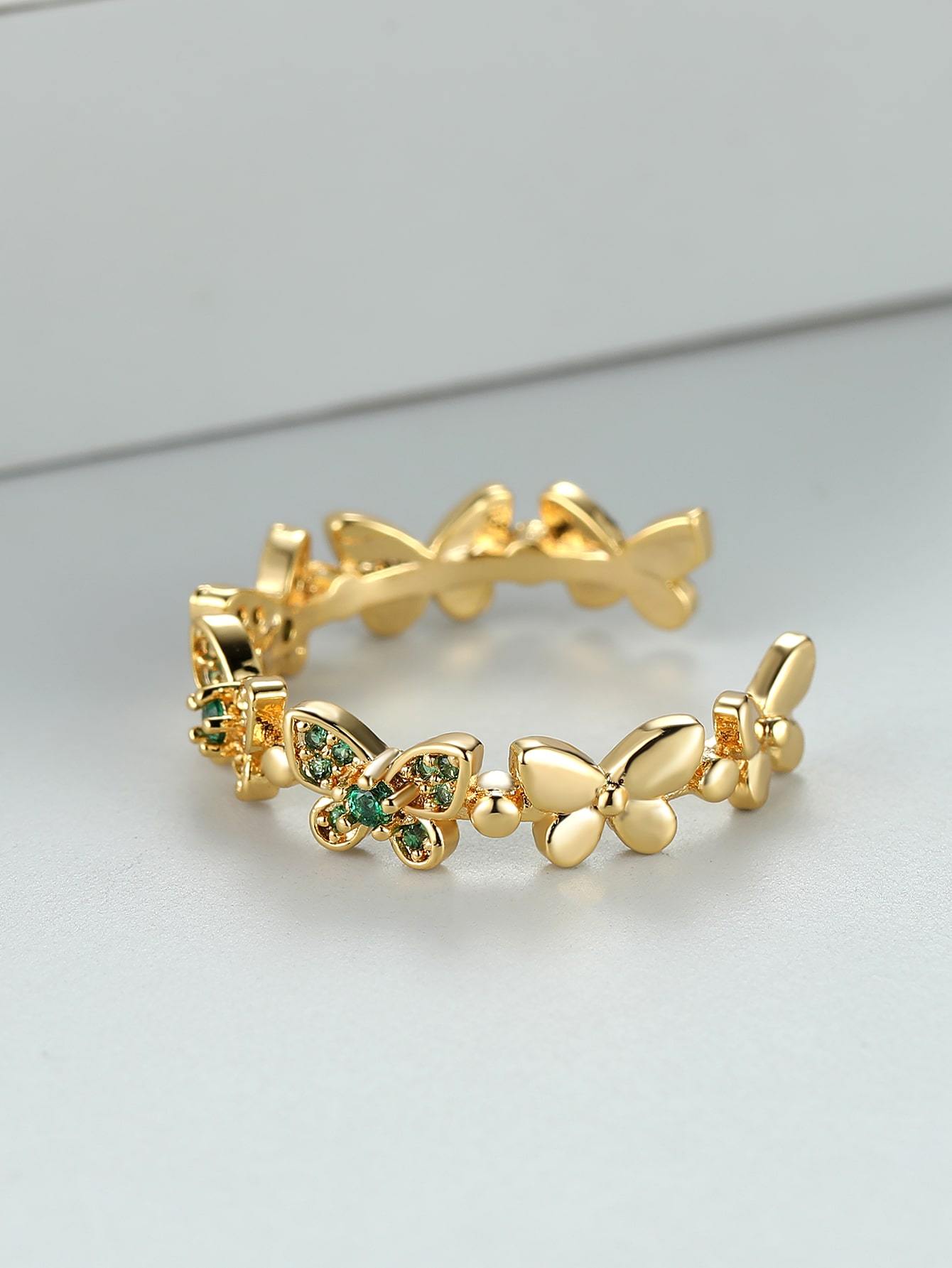 Butterfly Decor Cuff Ring